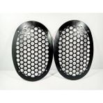 Woodhub Oval Hoparlör Kapağı – Plastik Kaliteli Oval Midrange Hoparlör Kapak – 2 Adet - 1