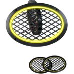 Woodhub Oval Işıklı Hoparlör Kapağı Sarı - 1