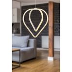 Woodhub Pars 3 Renk Ledli Avize Beyaz - 1 - Ahşap