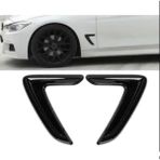 Woodhub Piano Black Tampon Çamurluk Venti Çamurluk Izgara Body Kit Parlak Siyah Kısa Model