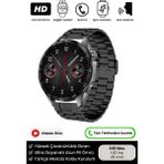 Woodhub Premium Serisi S40 Max Hd Ekran Spor ve Sağlık Sensörlü Klasik Model Ios Android Uyumlu Akıllı Saat - 35 - 48 mm - Alaska Mavi