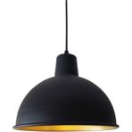 Woodhub Retro Siyah Içi Gold Tekli Metal Sarkıt - 1 - Ahşap