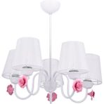 Woodhub Samara 5 Li Avize Beyaz (Beyaz Şapkalı) - 1 - Ahşap