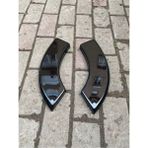 Woodhub Seat Leon Aero Uyumlu Tampon Flap Seti Iki Parça Sağ Sol Parlak Siyah
