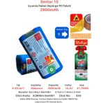 Woodhub Sentar 1s 2900MAH Uyumlu Batarya Robot Süpürge Pili A2905M-SEN001