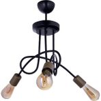 Woodhub Silim Taba 3 Lü Siyah Avize - 1 - Ahşap
