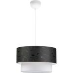Woodhub Siyah Evmodu Pasta Tekli Sarkıt Avize AYD-1546 E27 Plastik 1 Şapkalı