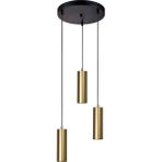Woodhub Spotline Modern Salon - Yatak Odası - Mutfak - Gün Işığı - Eskitme Renk 3 Lü Spot Sarkıt Avize - 1 - Ahşap
