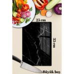Woodhub Temperli 25X35 Cmcam Kesme Tahtası - Estetik, Dayanıklı ve Çok Fonksiyonlu