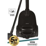 Woodhub Titiz Siyah 2,5 L Yıkanabilir Toz Torbalı Elektrikli Süpürge - Beyaz - Siyah - Seçenek 1