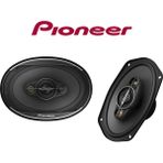Woodhub TS-A6968S Çifti 900WAT 180W Rms 6x9'' 16X24CM Oval Hoparlör Kapaklı