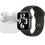 Woodhub Wacht6 Plus Premium HW16 Akıllı Saat Ve Pro Bluetooth Kulaklık 2 - 35 - 48 mm - Siyah