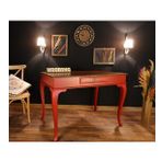 Wooding 120 Cm Masif Ceviz Kırmızı Çalışma Masası