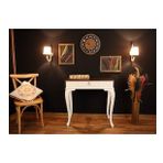 Wooding 80 Cm Masif Ceviz Beyaz Dresuar