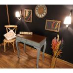 Wooding 90 cm Çekmeceli Masif Gri Ceviz Dresuar - Gri - Ceviz