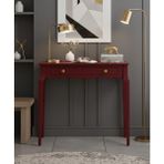 Wooding Mobilya 100 cm Masif Konik Bordo Dresuar