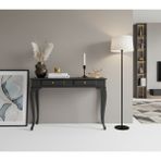 Wooding Mobilya 100 cm Masif Lükens Antrasit Çalışma Masası - 100x60