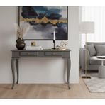 Wooding Mobilya 100 cm Masif Lükens Gri Çalışma Masası - 100x60