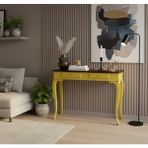 Wooding Mobilya 100 cm Masif Lükens Sarı Ceviz Çalışma Masası - 100x60