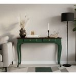 Wooding Mobilya 100 cm Masif Lükens Yeşil Ceviz Çalışma Masası - 100x60 - Yeşil - Ceviz