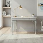 Wooding Mobilya 100 cm Masif Rustik Gri Çalışma Masası - 100x60