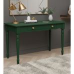 Wooding Mobilya 100 cm Masif Yeşil Tornalı Çalışma Masası - 100x60