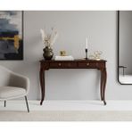 Wooding Mobilya 110 cm Masif Lükens Ceviz Çalışma Masası - 110x70