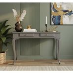 Wooding Mobilya 110 Cm Masif Lükens Gri Çalışma Masası