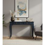 Wooding Mobilya 110 cm Masif Lükens Lacivert Çalışma Masası - 110x70