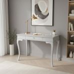Wooding Mobilya 110 cm Masif Rustik Gri Çalışma Masası - 110x70