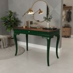 Wooding Mobilya 110 cm Masif Rustik Yeşil Ceviz Dresuar - Yeşil - Ceviz