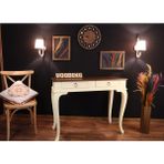 Wooding Mobilya 120 cm Çekmeceli Masif Krem Ceviz Dresuar - Krem - Ceviz