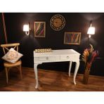 Wooding Mobilya 120 cm Çekmeceli Masif Lake Ceviz Dresuar - Beyaz