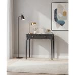 Wooding Mobilya 120 cm Masif Konik Siyah Dresuar