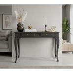 Wooding Mobilya 120 cm Masif Lükens Antrasit Çalışma Masası - 120x80