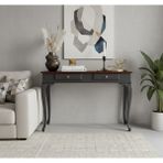 Wooding Mobilya 120 cm Masif Lükens Antrasit Ceviz Çalışma Masası - 120x80 - Antrasit - Ceviz