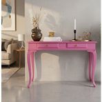 Wooding Mobilya 120 Cm Masif Lükens Pembe Çalışma Masası