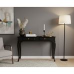 Wooding Mobilya 120 cm Masif Lükens Siyah Çalışma Masası - 120x80
