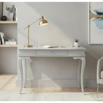 Wooding Mobilya 120 cm Masif Rustik Gri Çalışma Masası - 120x80