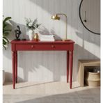 Wooding Mobilya 120 cm Masif Tornalı Kırmızı Dresuar