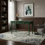 Wooding Mobilya 120 cm Masif Yeşil Tornalı Çalışma Masası - 120x80