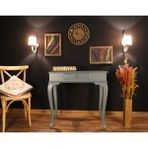 Wooding Mobilya 80 cm Çekmeceli Masif Lake Ceviz Dresuar - Gri