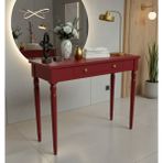 Wooding Mobilya 80 cm Masif Tornalı Kırmızı Dresuar