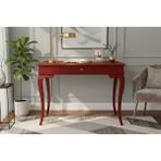 Wooding Mobilya 90 cm Masif Rustik Bordo Dresuar