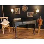 Wooding Mobilya Wooding 120 Cm Çekmeceli Masif Lake Siyah Çalışma Masası
