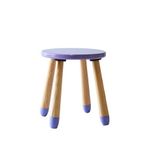 Wood&joy Ahşap Çocuk Odası Tabure - Lila
