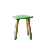 Wood&joy Ahşap Çocuk Odası Tabure - Yeşil
