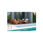 Woodman Furnıte & Wood 4 Kişilik Sehpalı Orta Masalı Ahşap Bahçe Balkon Oturma Takımı Masif Maun Ağacı