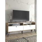 Wood'n Love Astreo 160 cm Beyaz-Siyah Tv Ünitesi