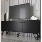 Wood'n Love Bello 160 cm Siyah-Siyah Tv Ünitesi